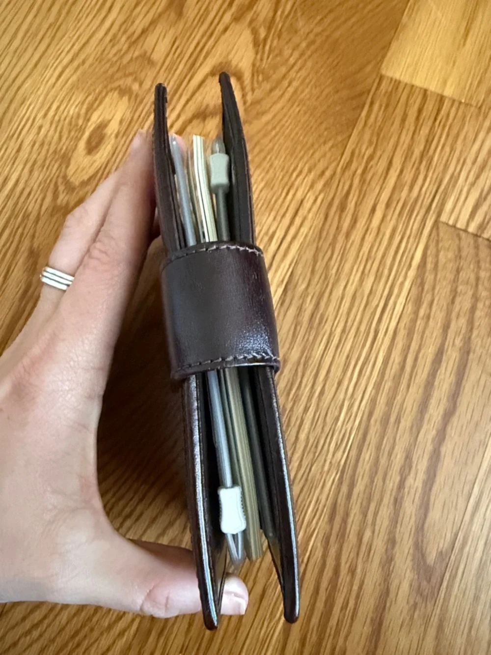 Fendi Brown and Black FF Agenda with Leather Trim - Picture 2 of 12